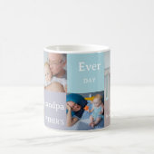 Moderne Vaderdag Beste Opa Ooit 4 Foto Koffiemok (Center)