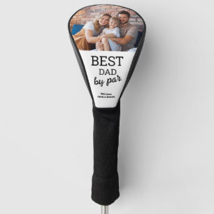 Moderne Vaderdag Beste Papa door Par Custom Foto Golfheadcover
