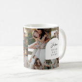 Moderne Vaderdag beste vader ooit foto Mok (Voorkant rechts)