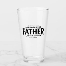 Moderne Vaderdag Cadeau voor Vader Gepersonaliseer Glas