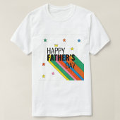 Moderne Vaderdag Celebratie T-shirt
