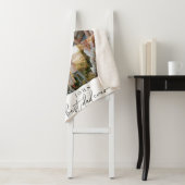 Moderne Vaderdag Gepersonaliseerde fotofamilie Sherpa Deken (In situ)