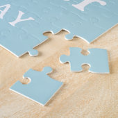 Moderne Vaderdag Opa Fotocollage Legpuzzel (Zijkant)