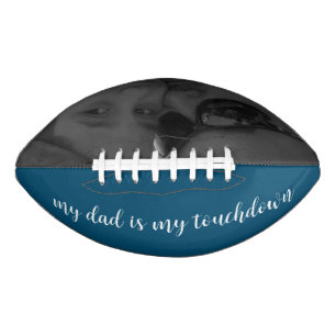 Moderne Vaderdag Script Boodschap Foto American Football