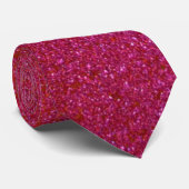 Moderne Vaderdag Trouw Roze Glitter Schittert Stropdas (Opgerold)
