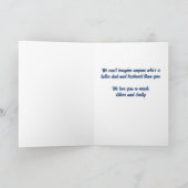 Moderne Vaderdag voor beste vader ooit fotocollage Feestdagen Kaart (Binnen)