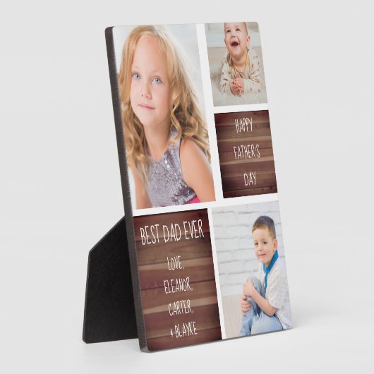 Moderne Vaderdag voor fotocollage Fotoplaat (Zijkant)