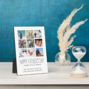 Moderne Vaderdag voor fotocollage Happy Fotoplaat