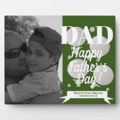 Moderne vaders Dag Golf en T-shirt Foto Fotoplaat (Voorkant)