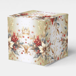 Moderne Vakantie Bloemen Cadeaubox Bedankdoosjes