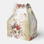 Moderne Vakantie Bloemen Cadeaubox Bedankdoosjes (Achterkant)