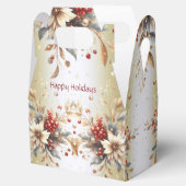 Moderne Vakantie Bloemen Cadeaubox Bedankdoosjes (Geopend)