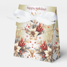 Moderne Vakantie Bloemen Cadeaubox Bedankdoosjes