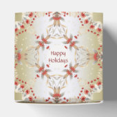 Moderne Vakantie Bloemen Cadeaubox Bedankdoosjes (Bovenkant)