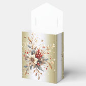 Moderne Vakantie Bloemen Cadeaubox Bedankdoosjes (Geopend)