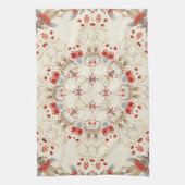 Moderne Vakantie Bloemen Keuken Handdoek (Verticaal)