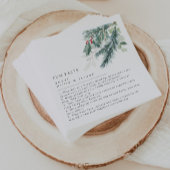 Moderne vakantie bruiloft servetten