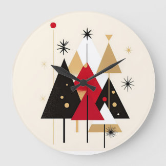Moderne vakantie Cheer Wall Clock Grote Klok