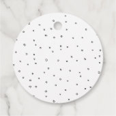 Moderne vakantie citaat | Trendy Eenvoudig Bedankt Bedankjes Labels (Achterkant)