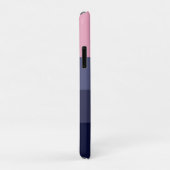 Moderne Vakantie Sneeuwvlok Paarse Roze Kleurblok Case-Mate iPhone Case (Achterkant/rechts)