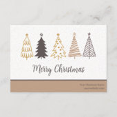 Moderne vakantie sociale QR-code, dank u zakelijk Informatiekaartje (Voorkant)