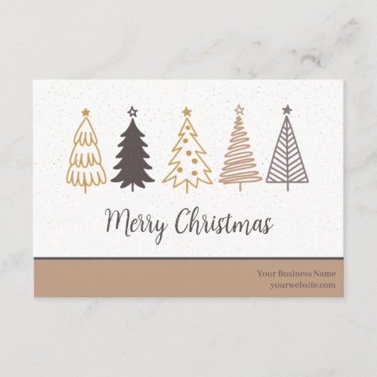 Moderne vakantie sociale QR-code, dank u zakelijk Informatiekaartje (Voorkant)