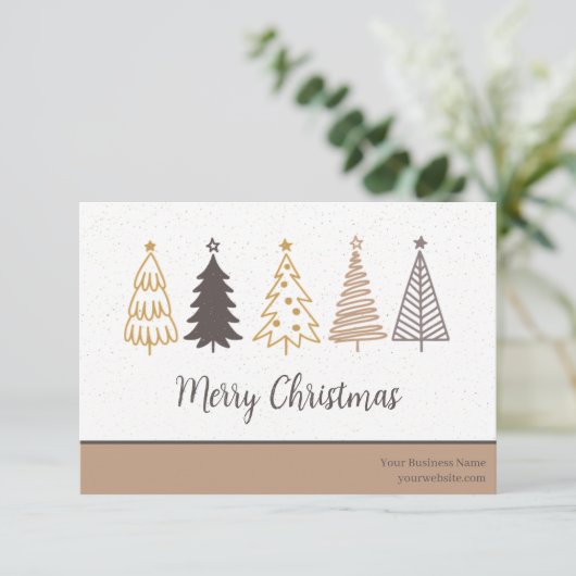 Moderne vakantie sociale QR-code, dank u zakelijk Informatiekaartje (Staand voorkant)