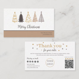 Moderne vakantie sociale QR-code, dank u zakelijk Visitekaartje