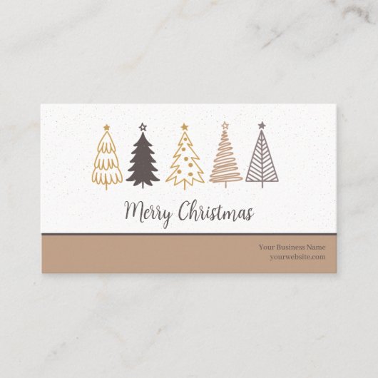 Moderne vakantie sociale QR-code, dank u zakelijk Visitekaartje (Voorkant)