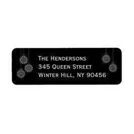 Moderne vakantieadreslabel etiket