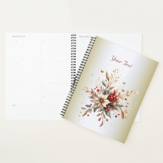 Moderne Vakantiebloemen Planner (Display)