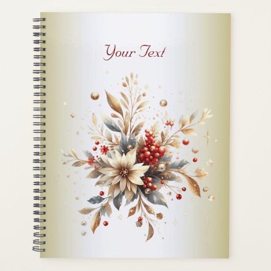Moderne Vakantiebloemen Planner (Voorkant)