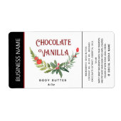 Moderne vakantieproduct etiket (Voorkant)