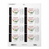 Moderne vakantieproduct etiket (Full Sheet)