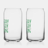 Moderne Vakantievakantiegboom Blikvorm Glas (Links)