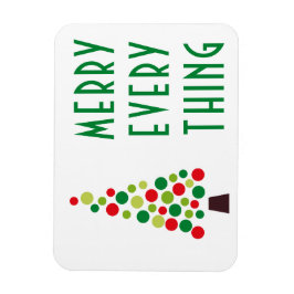 Moderne Vakantievakantiegboom Magneet