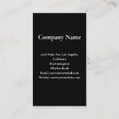 Moderne vakantieverhuur Aangepast Afbeelding Visitekaartje (Achterkant)