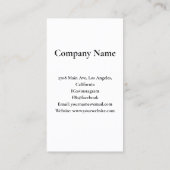 Moderne vakantieverhuur Aangepast Afbeelding Visitekaartje (Achterkant)