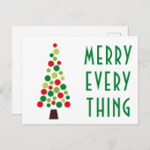 Moderne Vakantievorming Briefkaart (Voorkant / Achterkant)