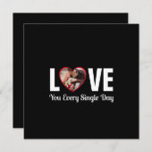 Moderne Valentijn Custom Foto en Liefde Aankondiging (Voorkant / Achterkant)