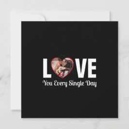 Moderne Valentijn Custom Foto en Liefde Aankondiging
