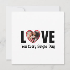 Moderne Valentijn Custom Foto en Liefde Bericht