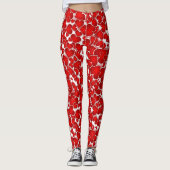 Moderne Valentijn Liefde Valentijnsdag Liefde Leggings (Voorkant)