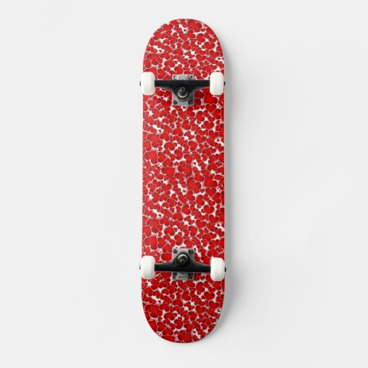 Moderne Valentijn Liefde Valentijnsdag Skateboard (Voorkant)