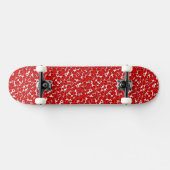 Moderne Valentijn Liefde Valentijnsdag Skateboard (Horizontaal)
