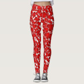 Moderne Valentijn Liefje Valentijnsdag Liefde Leggings (Voorkant)