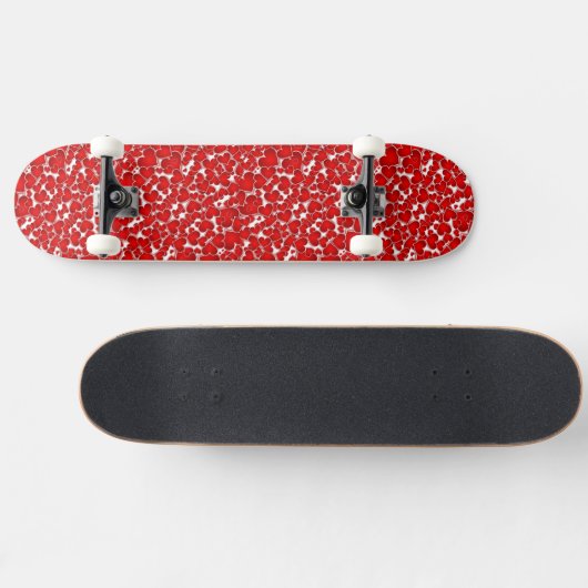 Moderne Valentijn Liefje Valentijnsdag Liefde Skateboard (Horizontaal)