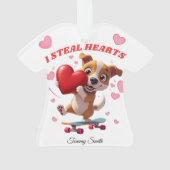 Moderne Valentijn Ornamenten voor Vriendin Gifts (achterkant)