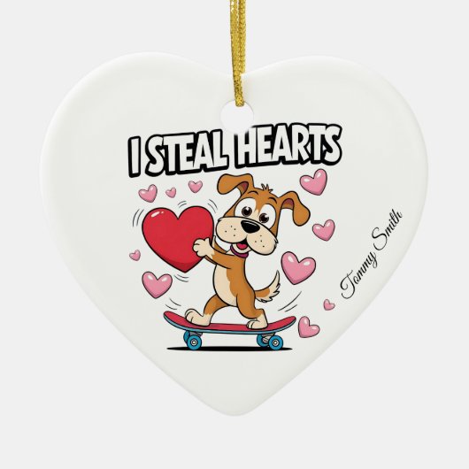 Moderne Valentijn Ornamenten voor Vriendin Gifts (Voorkant)