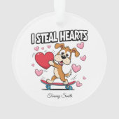 Moderne Valentijn Ornamenten voor Vriendin Gifts (achterkant)